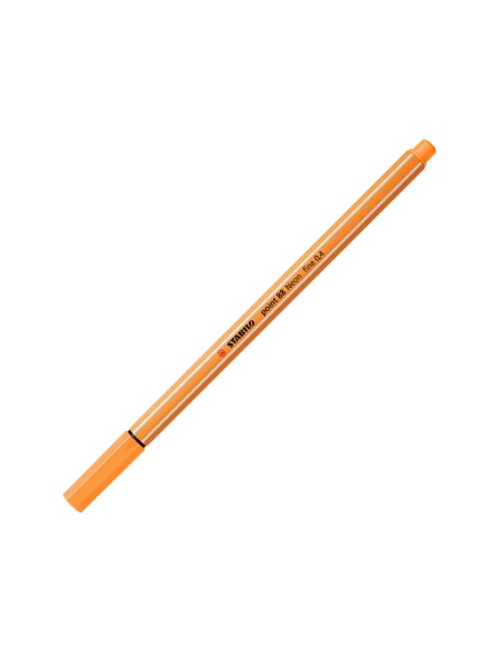  C/10 stabilo point 88 naranja neon nº054 punta de fibra 0,4mm 
